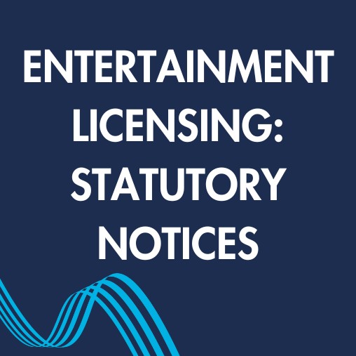 Entertainment Licensing Notices